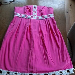 Lilly Pulitzer strapless dress